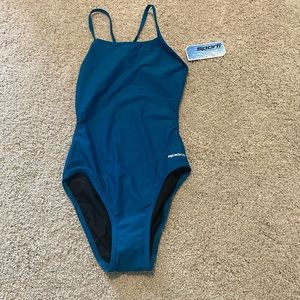 Sporti bathing suit. Blue. Size 28.